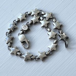 Retired Tiffany & Co. Puff Star Sterling Bracelet